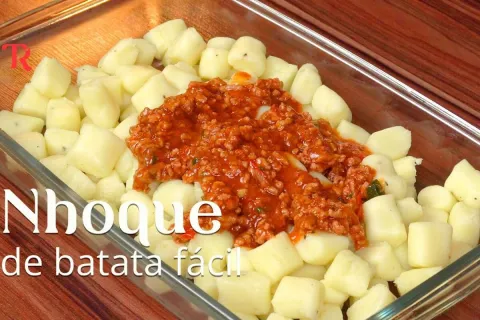 Nhoque de batata: eu nunca imaginei fazer essa receita que d