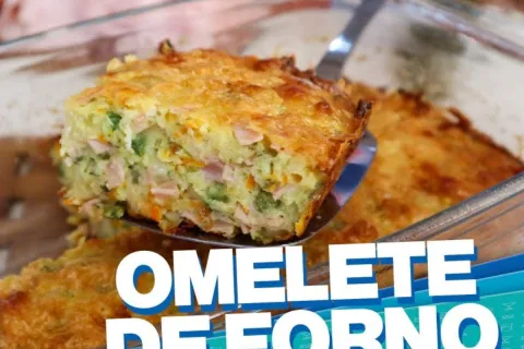 Omelete de forno, o jeito mais fácil e gostoso de preparar u