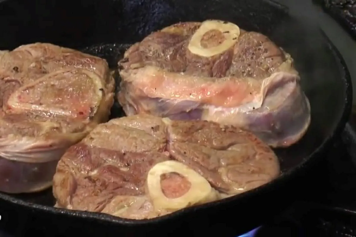 Ossobuco europeu que aprendi com chef de cozinha a carne sol