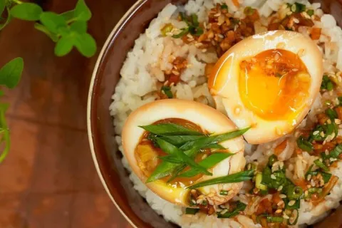 Ovo coreano saboroso e totalmente diferente para você inovar