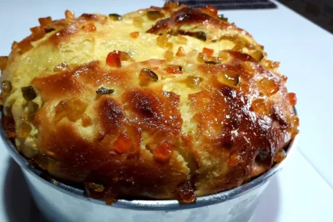 Panetone de laranja igual a essa você não encontra no mercad