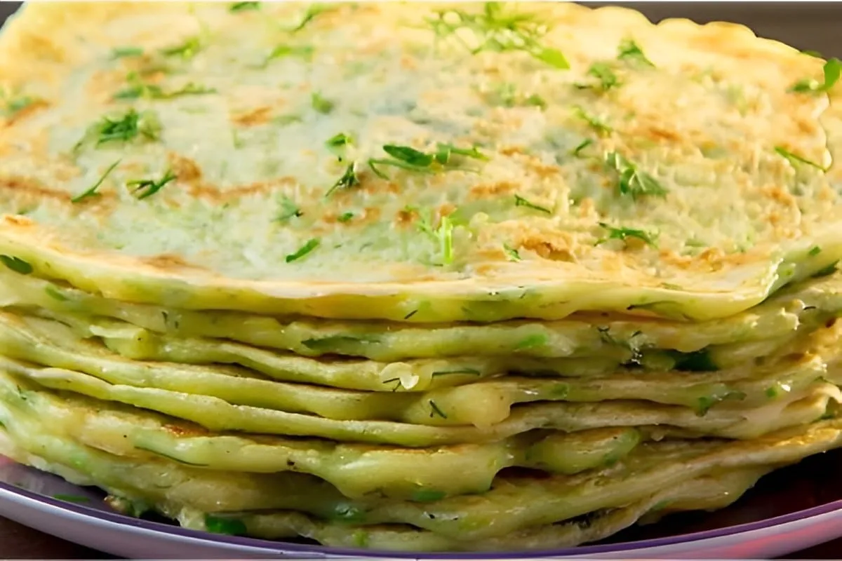 Panqueca de abobrinha fácil de fazer e fica deliciosa até qu