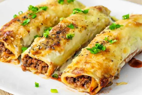 Panqueca de carne moída fácil e deliciosa perfeita para o al