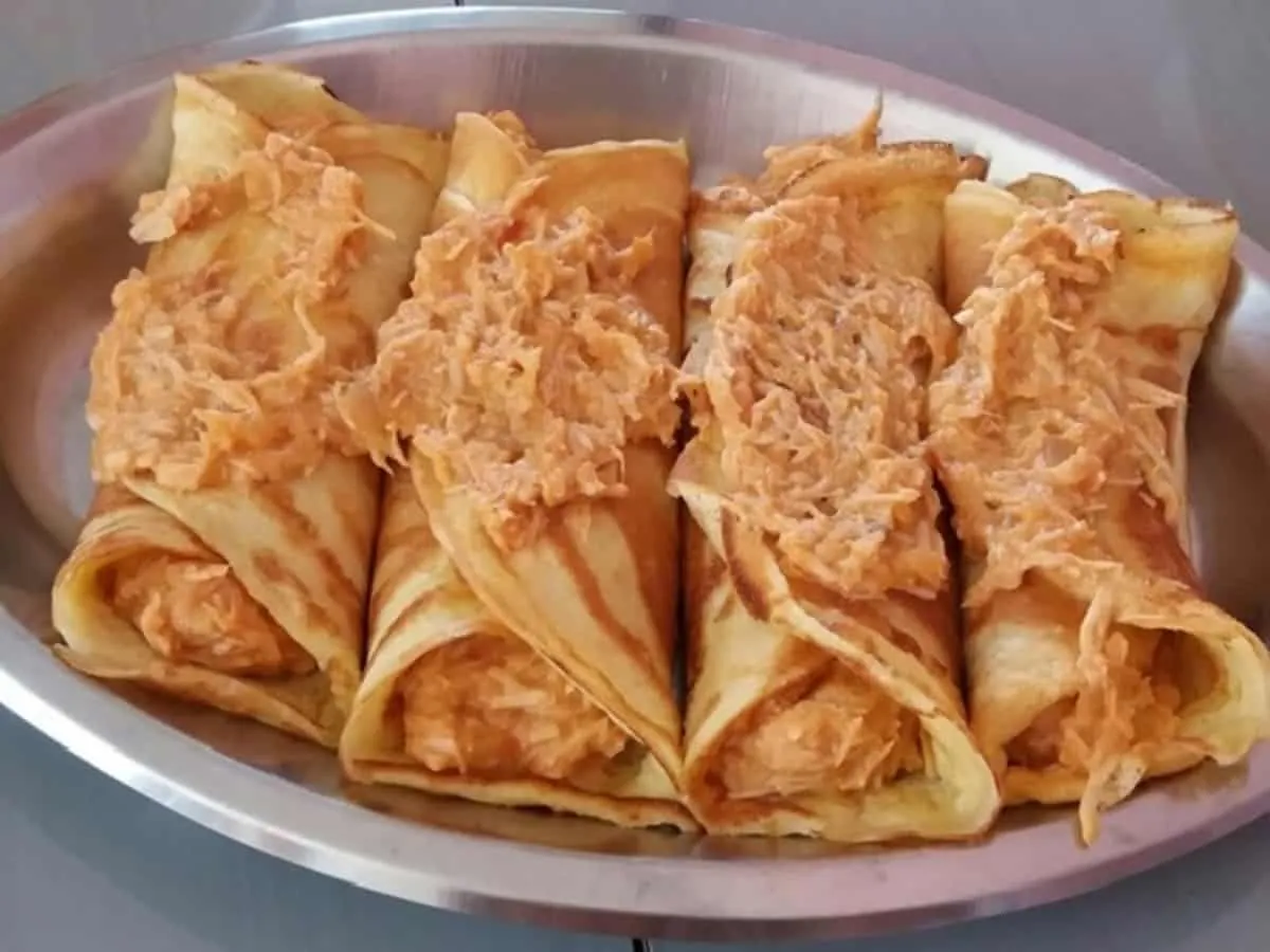 Panqueca de frango que aprendi com a vovó italiana igual faz