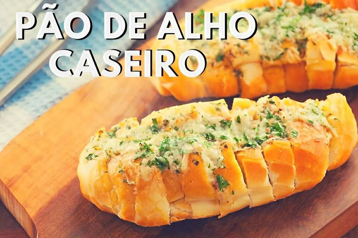 Pão de alho caseiro para acompanhar seu churrasco de domingo