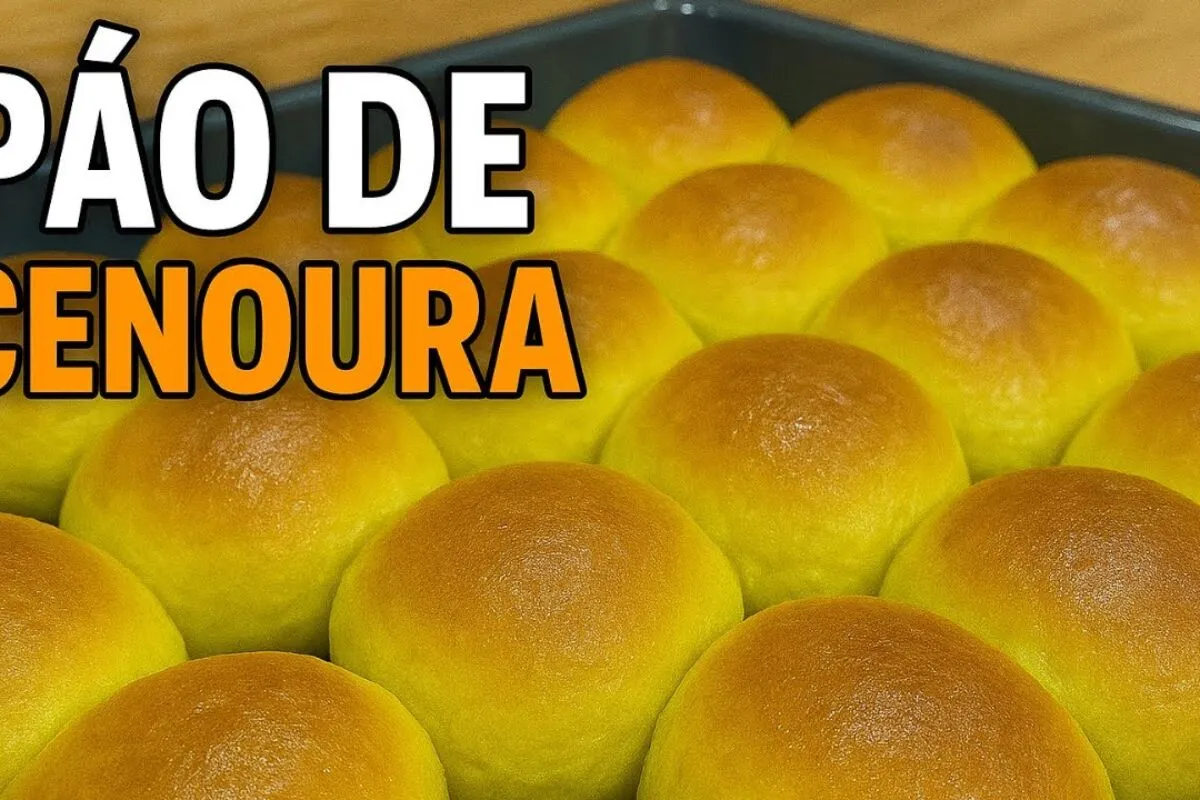 Pão de cenoura caseiro, que é rápido, fácil e resulta em um