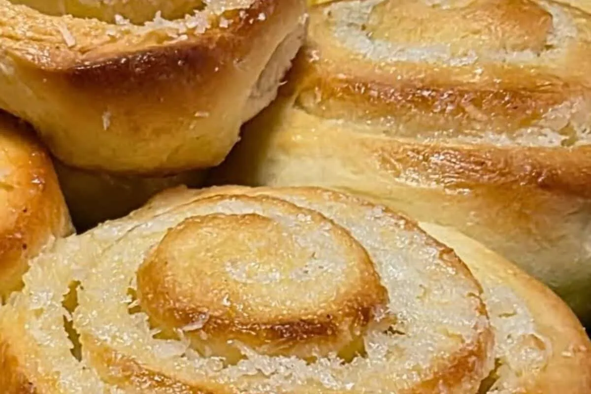 Pão de coco fatias húngaras, super fofinho e molhadinho, ele