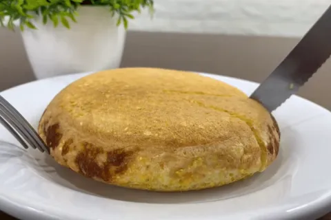 Pão de frigideira sem farinha muito leve, saudável e prático