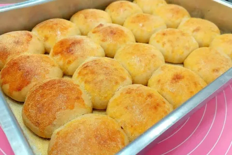 Pão de milho que aprendi em um hotel fazenda que fica muito 