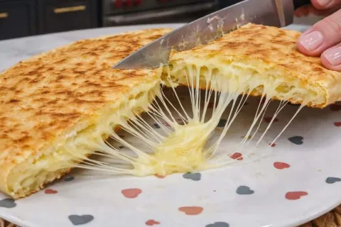 Pão de queijo na frigideira muito fácil e rápido, perfeito p