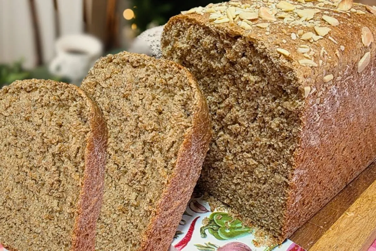 Pão integral macio: chega de pão seco, massa úmida e macia,