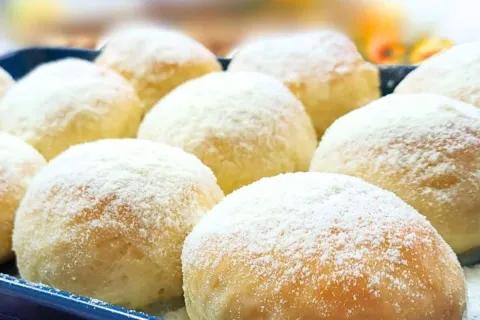 Pãozinho de leite em pó super macio, sem ovo e fácil de faze
