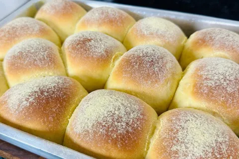 Pãozinho de milho simples, super macio e fofinho, que nunca 