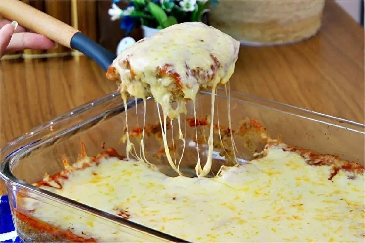 Parmegiana de carne moída uma receita econômica e deliciosa