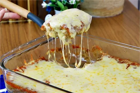 Parmegiana de carne moída uma receita econômica e deliciosa 