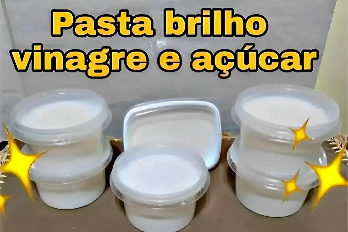 Pasta para dar brilho em alumínio suas panelas e formas fica