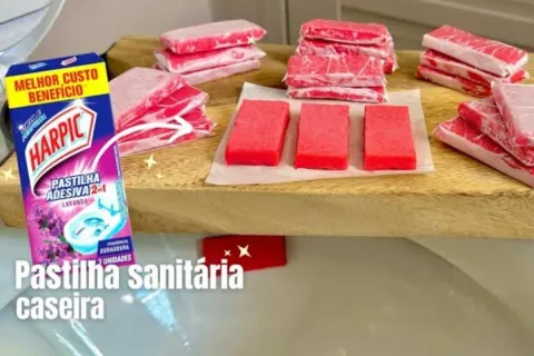 Pastilha sanitária caseira: uma receita só rende para o mês 