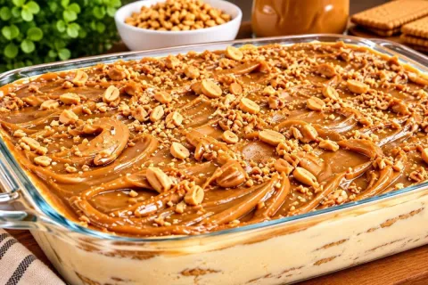Pavê de doce de leite diferente e fácil, com camadas bem cre