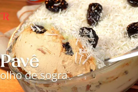 Pavê olho de sogra, uma sobremesa de fim de semana muito gos
