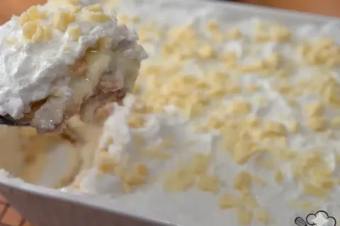 Pavê simples que derrete na boca e fica cremoso, uma sobreme
