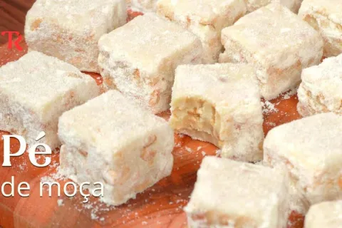 Pé de moça de leite Ninho, que fica macio e com um sabor irr
