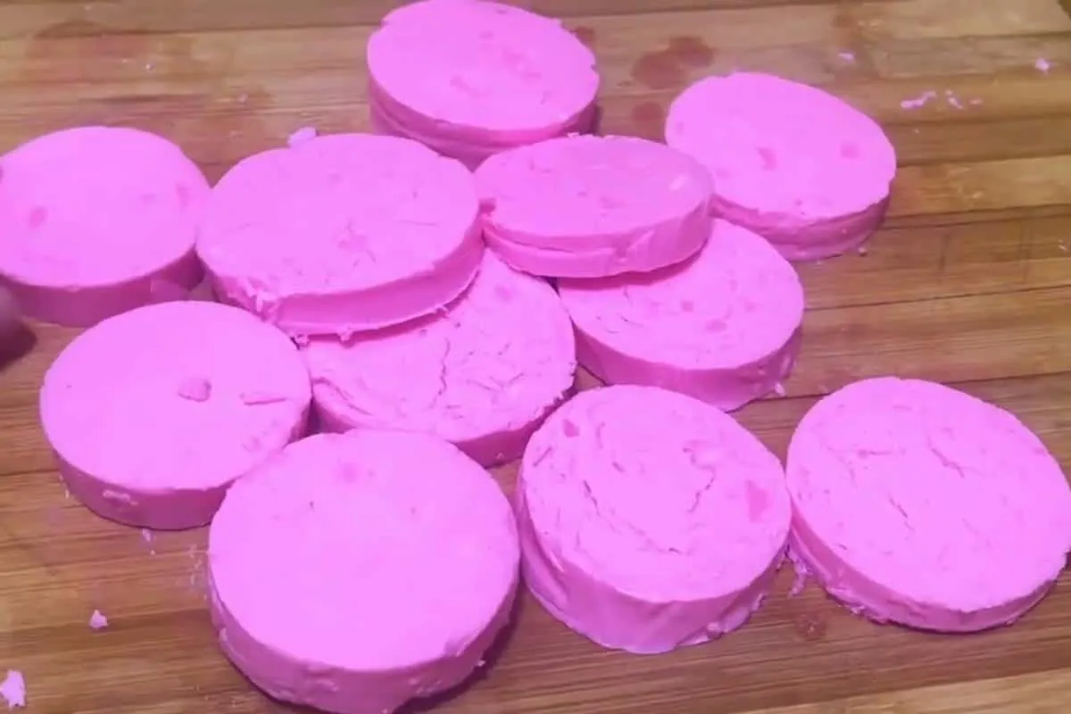 Pedra sanitária caseira com uma receita que rende para o mês