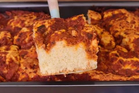 Pizza de sardinha das antigas: igual das festinhas de aniver