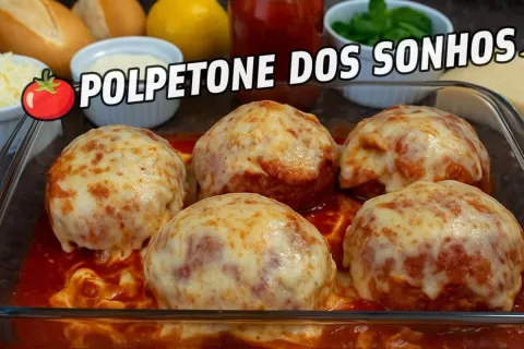 Polpetone à parmegiana: veja como fazer o clássico italiano 