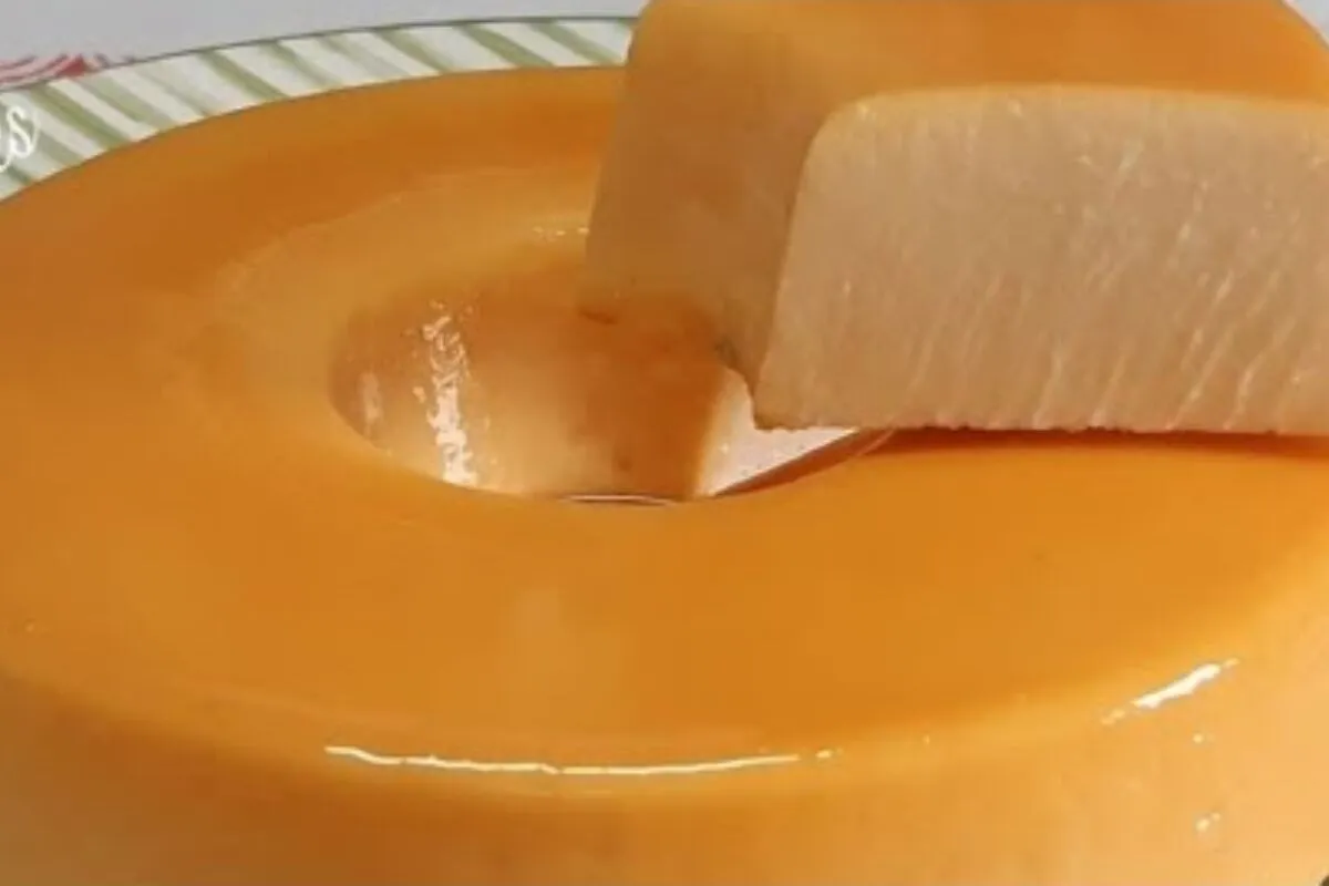 Pudim com iogurte natural feito com só 2 ingredientes e sem