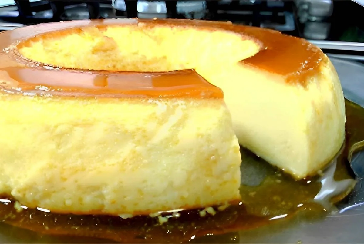 Pudim de 10 minutos que não vai ao forno é só bater os ingre