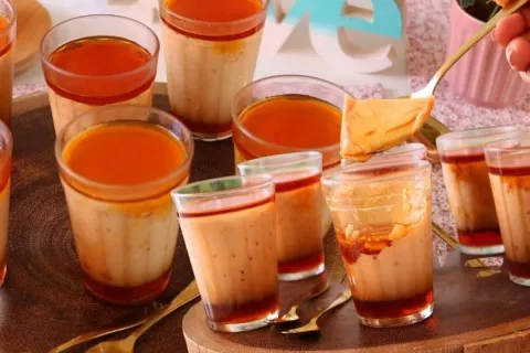 Pudim de 3 minutos feito no copo americano de forma cremosa 