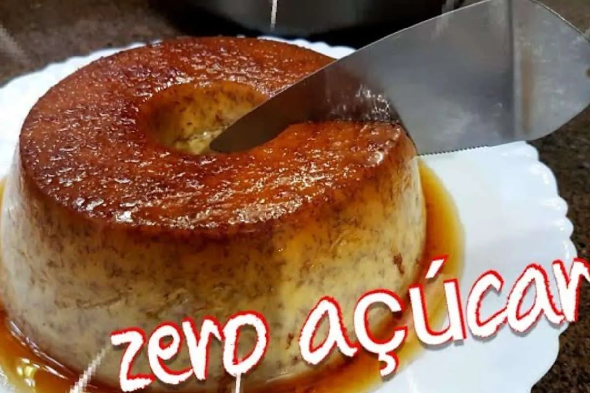 Pudim de banana zero açúcar: opção para você comer um docinh