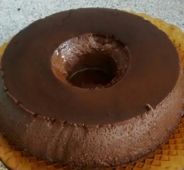 Pudim de Chocolate de Liquidificador