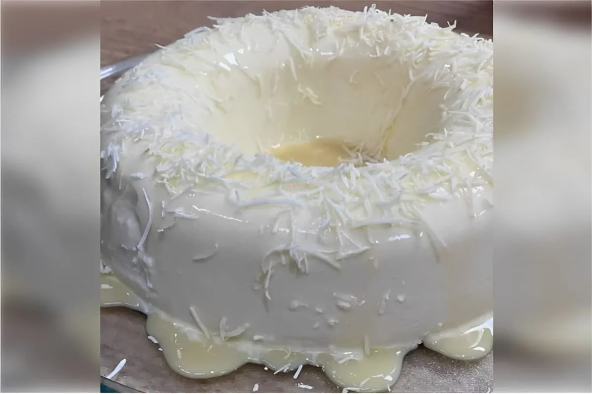 Pudim de coco de geladeira é só bater os ingredientes e leva