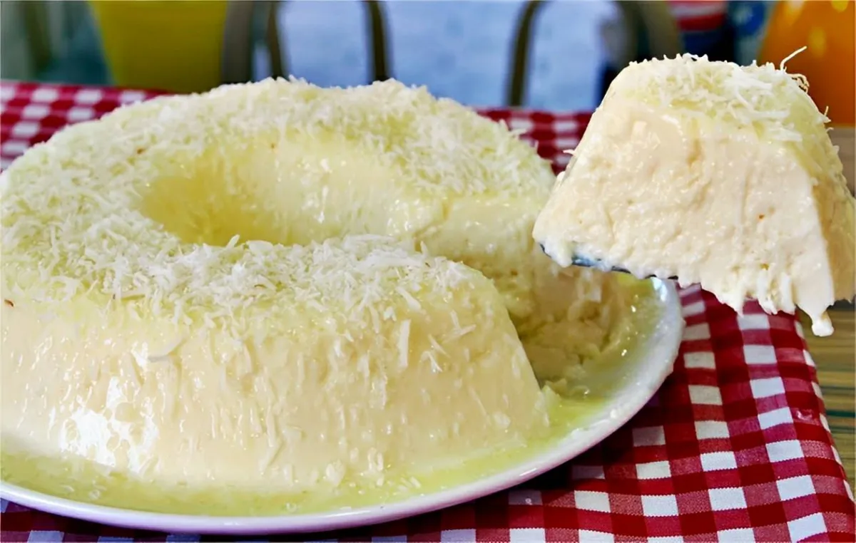 Pudim de coco que não vai ao forno é só bater os ingrediente