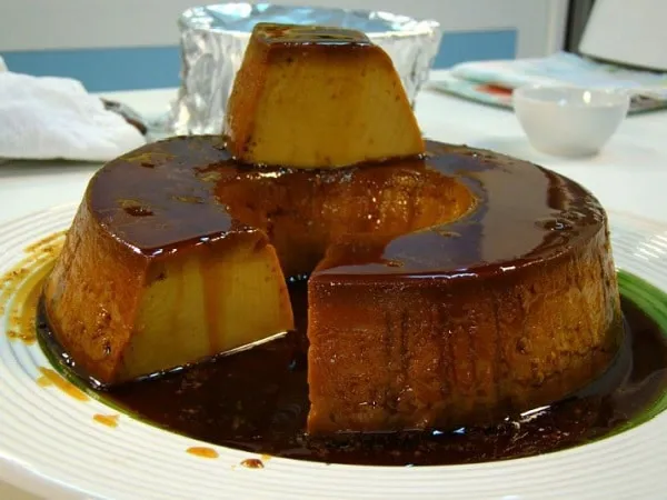 Pudim de Doce de Leite com Calda de Nutella