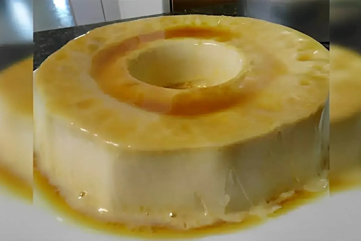 Pudim de geladeira feito sem ovos e sem forno muito simples
