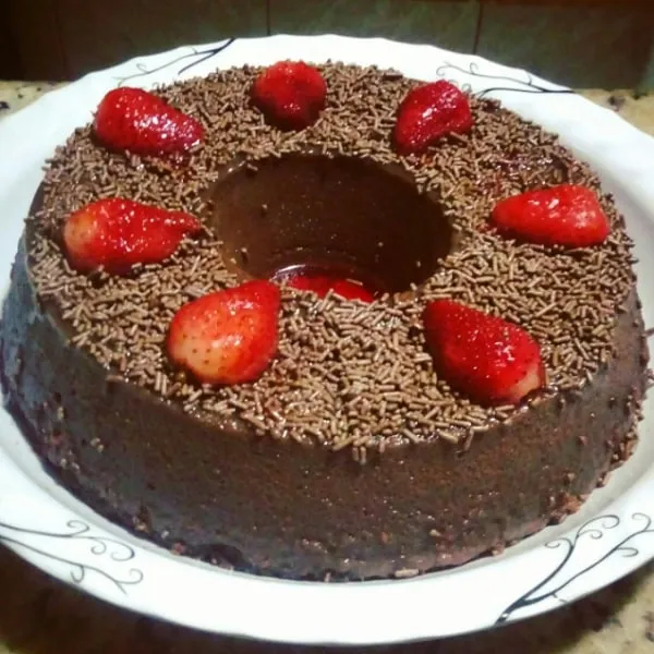 Pudim de Geladeira Sabor Chocolate