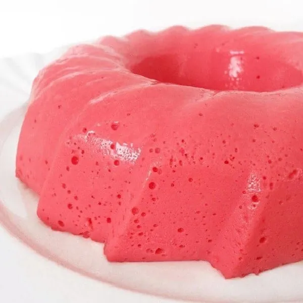 Pudim de Gelatina de Morango