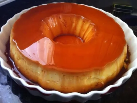 Pudim de Leite Condensado com Creme de Leite