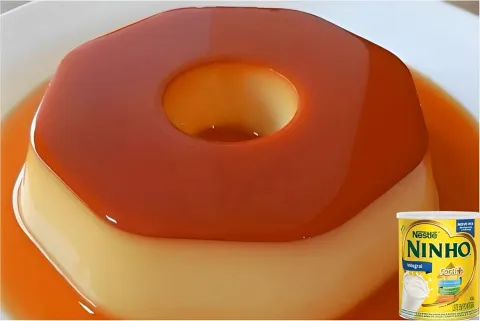 Pudim de leite em pó fácil prático e delicioso uma sobremesa