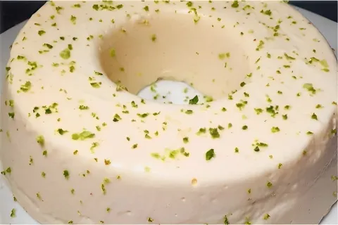 Pudim de limão é só bater os ingredientes no liquidificador 