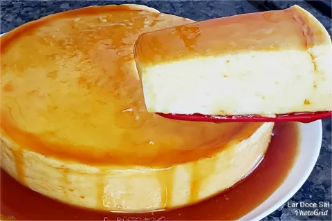 Pudim de limão fácil de fazer e com um sabor refrescante e i