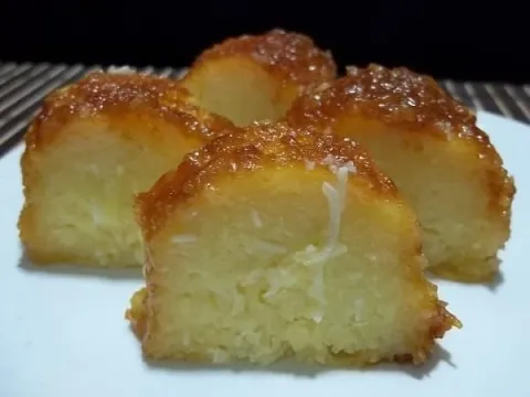 Pudim de Mandioca com Coco