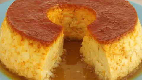 Pudim de milho feito com milho de latinha muito cremoso e fá