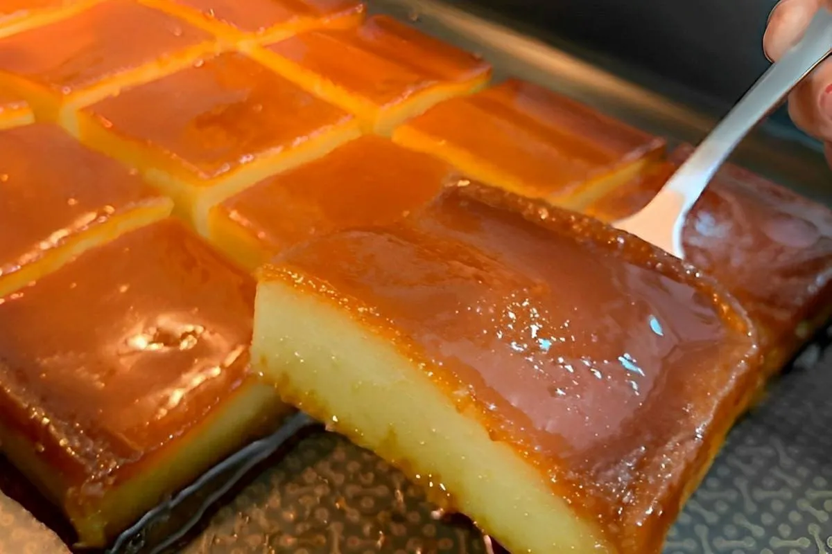 Pudim de padaria receita tradicional que vendia na padaria d