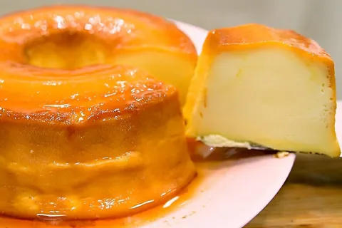 Pudim em 10 minutos não gasta gás e é uma delícia