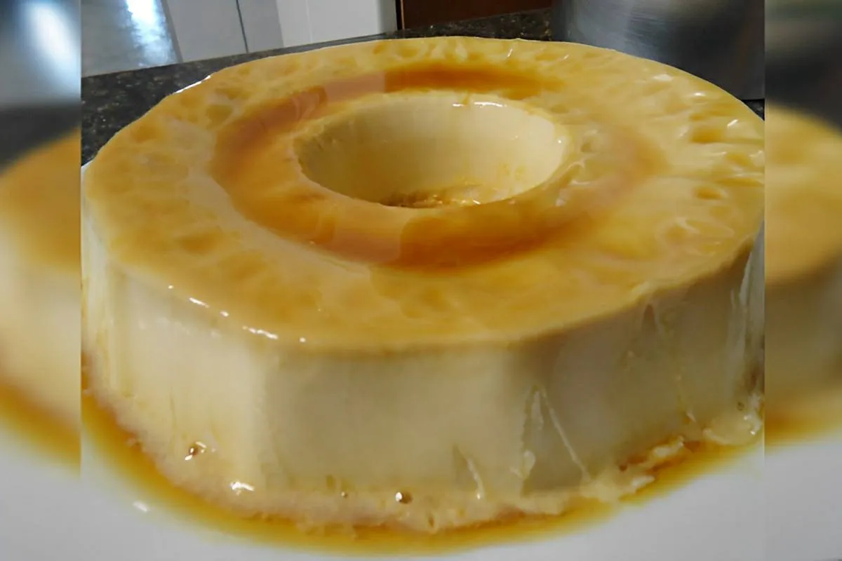 Pudim gelado ou pudim de geladeira sem ovos e sem forno é só