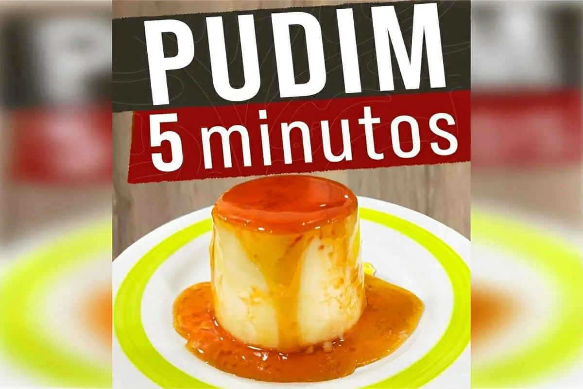 Pudim na panela de pressão pronto em 5 minutos