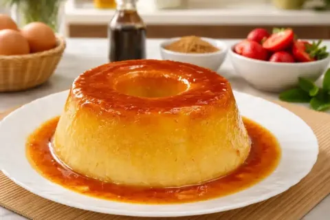Pudim na panela de pressão, uma sobremesa maravilhosa para f